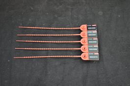 1000x Durchziehplomben Combi rot – Sicherheitsplomben