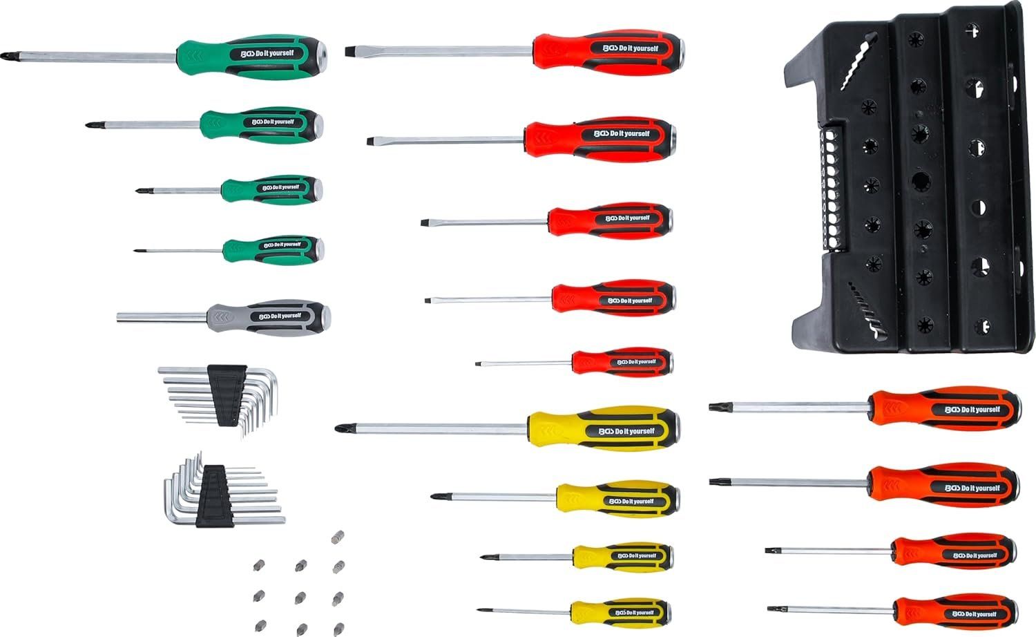 Schraubendreher Set 44-teilig mit Bits & Inbus Ständer (Neu und ...