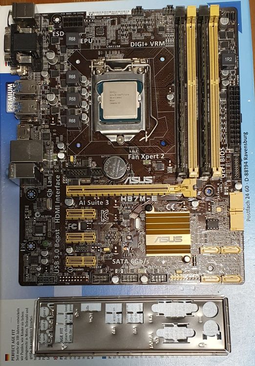 ASUS H87M-E i7 4770/2x4gb(8gb) | Kaufen auf Ricardo