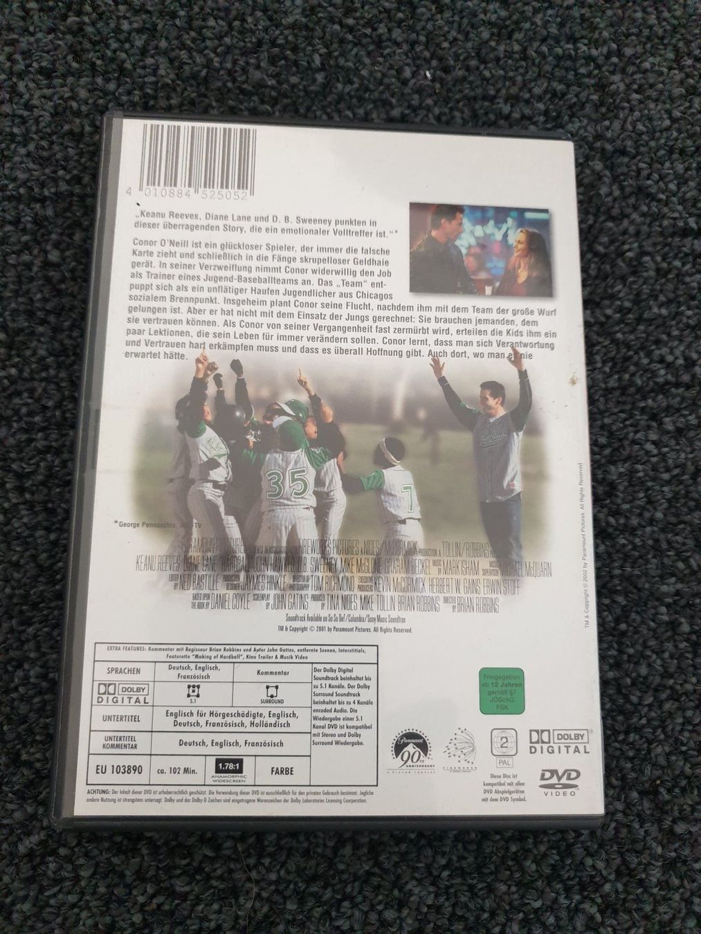 Tutti i DVDs: HARDBALL(1114) – Usato da Ruswil venduto da Ruck.Zuck. 1