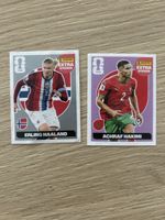 Autocollants Panini FIFA, Haaland et Hakimi, collection de l