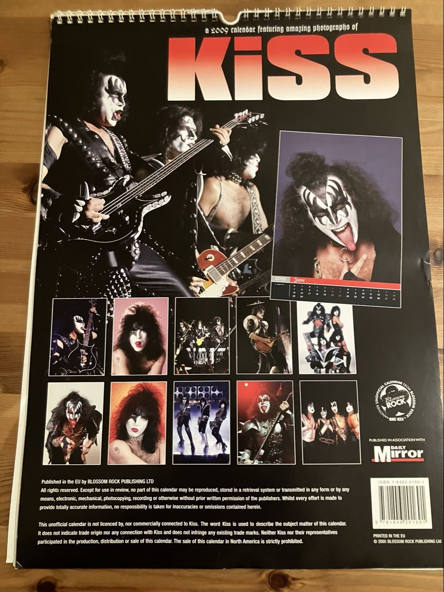 Calendari: Kiss kalender – Usato da Bettwiesen venduto da jum_kq5y 1