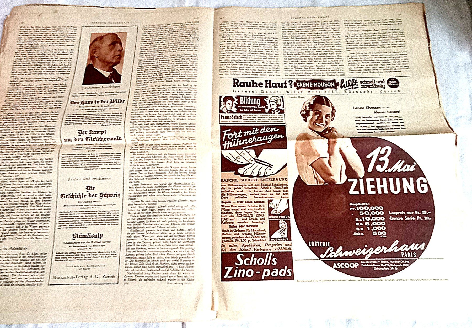 Riviste & Magazine: Zürcher Ilustrierte 28.April 1937 – Usato da Baar venduto da 2cvbaar 1