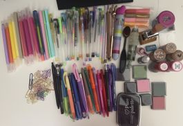🎨✨ Kreativ-Set mit Stiften, Stempeln & Bastelmaterial