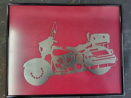 Harley Electra Glide, Laserbild