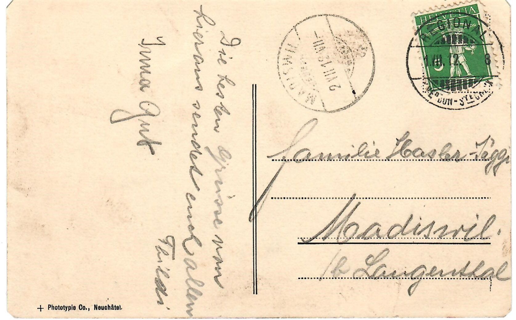 Cartoline postali: Le Chasseron - Sommet – Usato da Zweisimmen venduto da jakobsweg 1