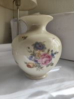 Blumen Vase Johann Haviland Bavaria Porzellan Goldrand 29cm