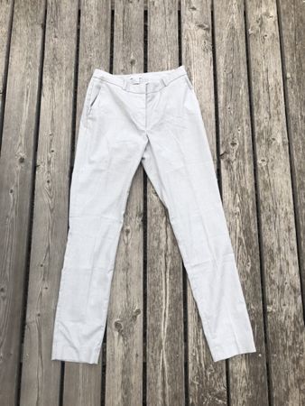 H&M, Stoffhose, hellgrau