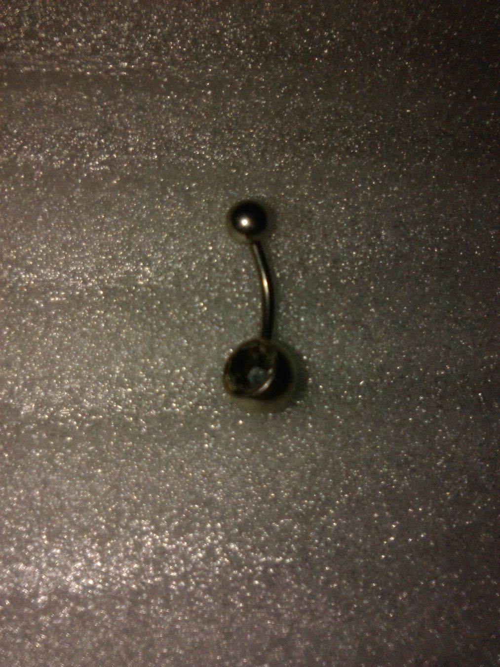 Gioielli per piercing: BAUCHNABEL PIERCING,,,SILBER FARBE,MIT LELA STEIN – Nuovo (secondo la descrizione) da Basel venduto da bijoutrie_4 2