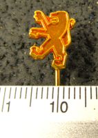 PEUGEOT GOLDEN LION AUTO LOGO GEPRÄGT SCHMUCK-ABZEICHEN