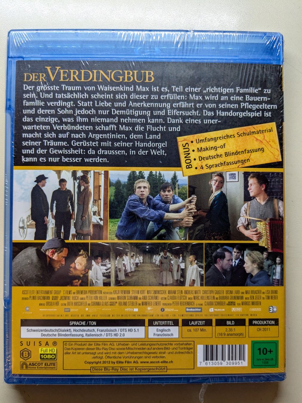 Alle DVDs: Der Verdingbub [Blu-ray/neu & OVP] – Neu und originalverpackt aus Port von gecotom 1