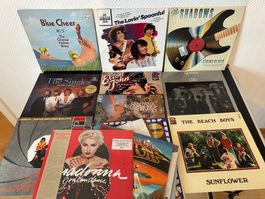 18 Vinyl Langspielplatten gemischt Rock/Pop usw.