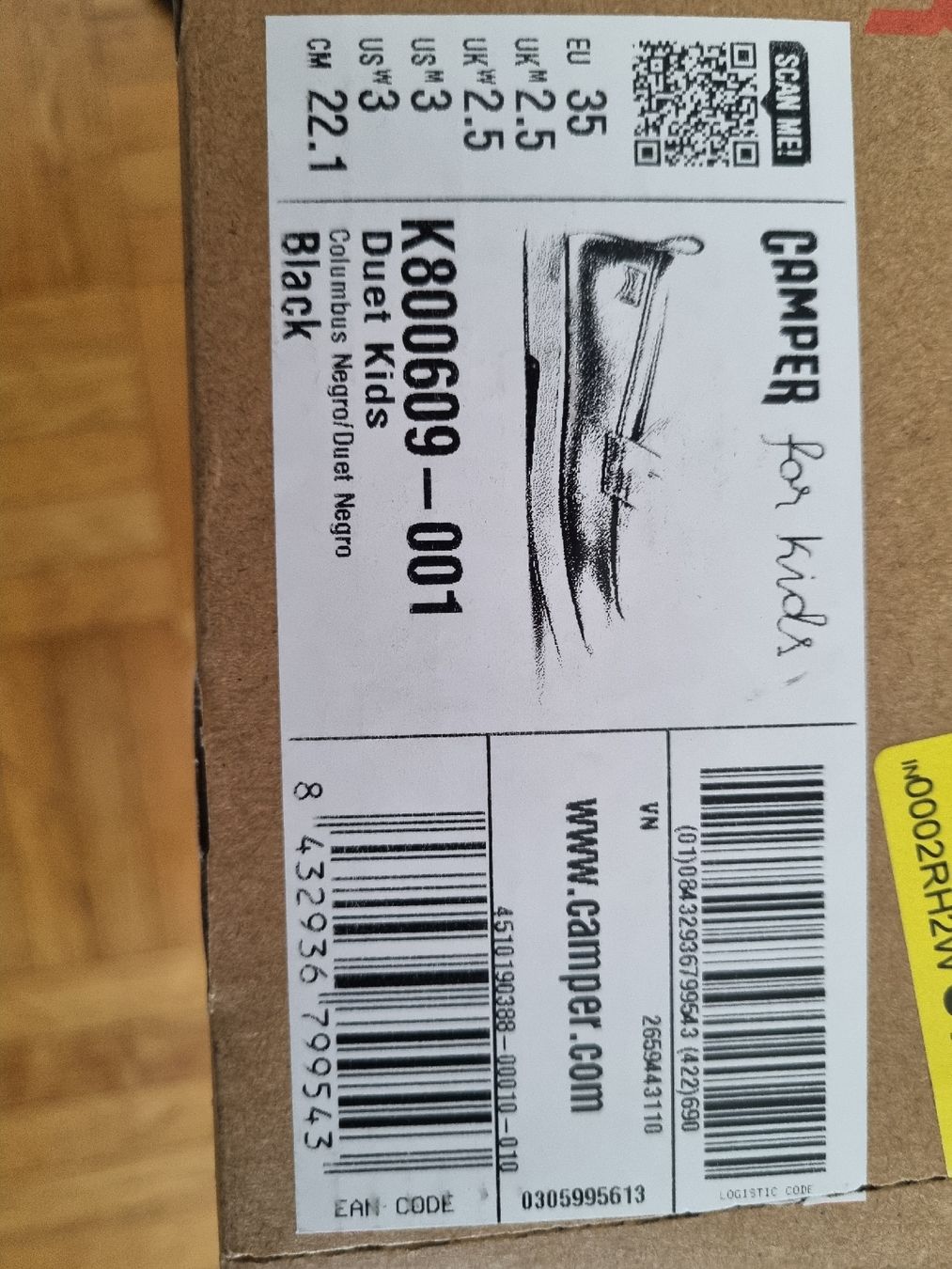 Camper Scarpe per ragazzi: Chaussures 'Camper' Taille 35 – Nuovo e nell'imballaggio originale da Châtelaine venduto da jul_66kt 2