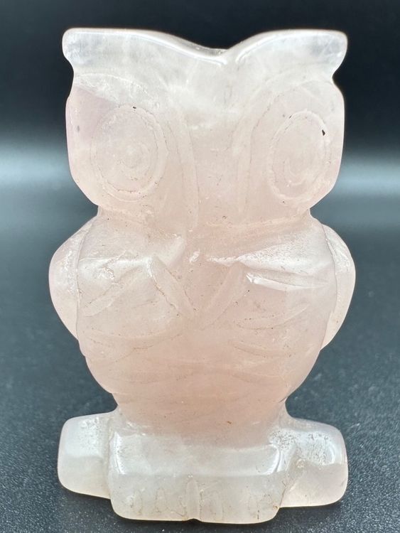 Skullis Rosenquarz Totenkopf – Handgeschnitzte Kristall-Skulptur, 12,7 Cm, Für Dekoration & Reiki
