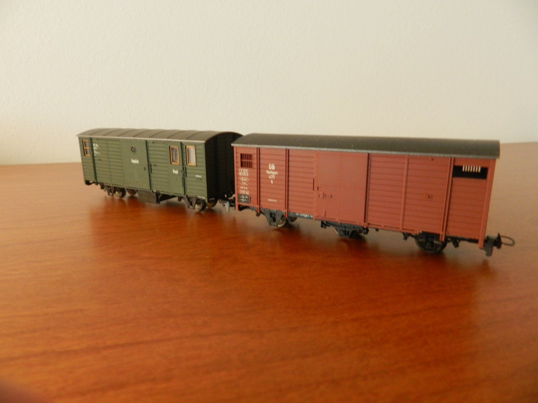 Bemo Modelleisenbahnen: H0m BEMO Gepäck- & Güterwagen DB 2 St – Gebraucht aus Arzier-Le Muids von elocin83 2