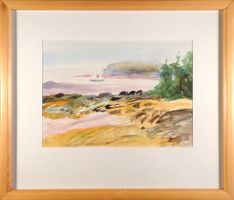 15 gerahmte Aquarelle, Ausräumverkauf