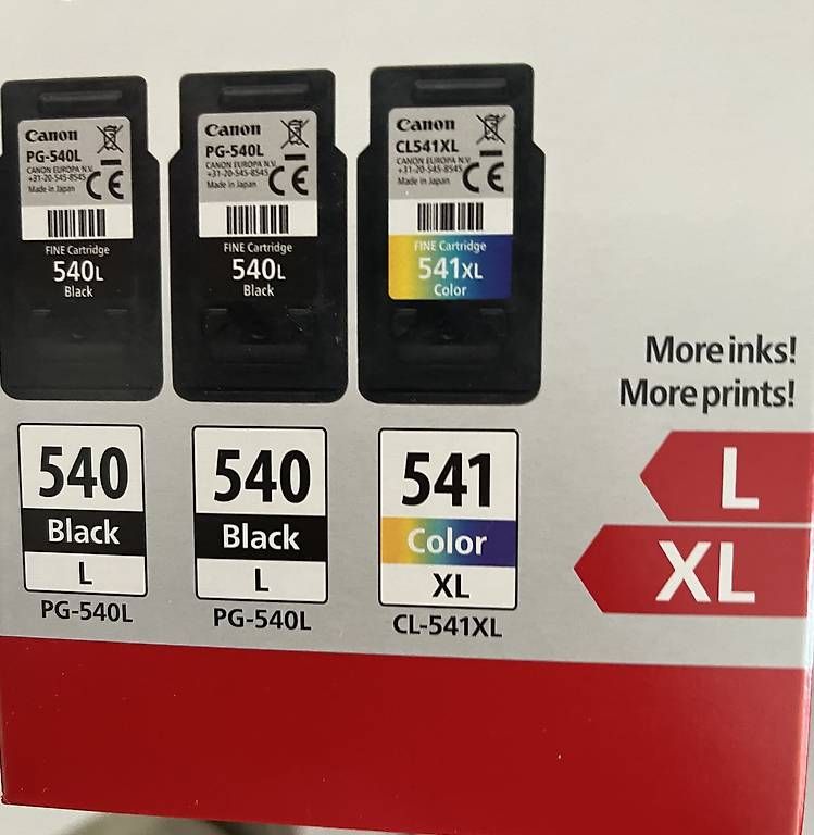 Cartucce per stampanti & toner: Canon Druckerpatronen 540 / 541 – Usato da Boll venduto da SIRIUSELIA 1