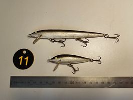 Rapala Wobbler 2er Set, Balsaholz, in gutem Zustand