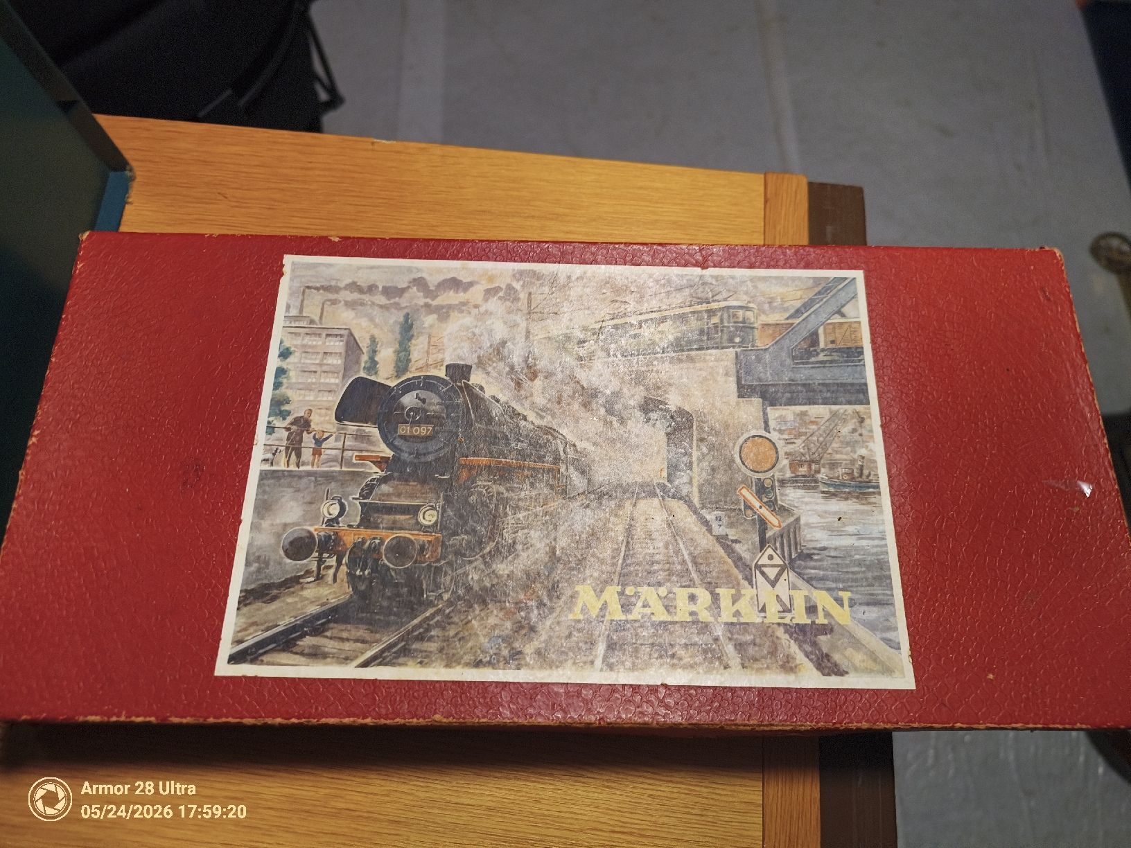 Märklin Modellini di ferrovie: Vintage Märklin H0 Eisenbahn-Set im Originalkarton – Usato da Scherzingen venduto da The-C