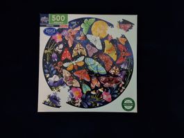 Rundes Puzzle: Motten (500 Teile)