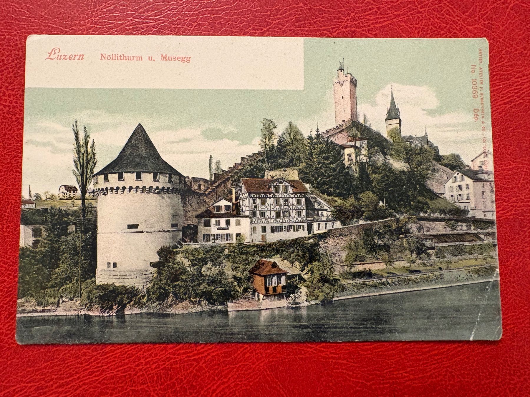Cartoline postali: Luzern Nöllithurm u. Musegg – Usato da St-Légier-La Chiésaz venduto da Theo005