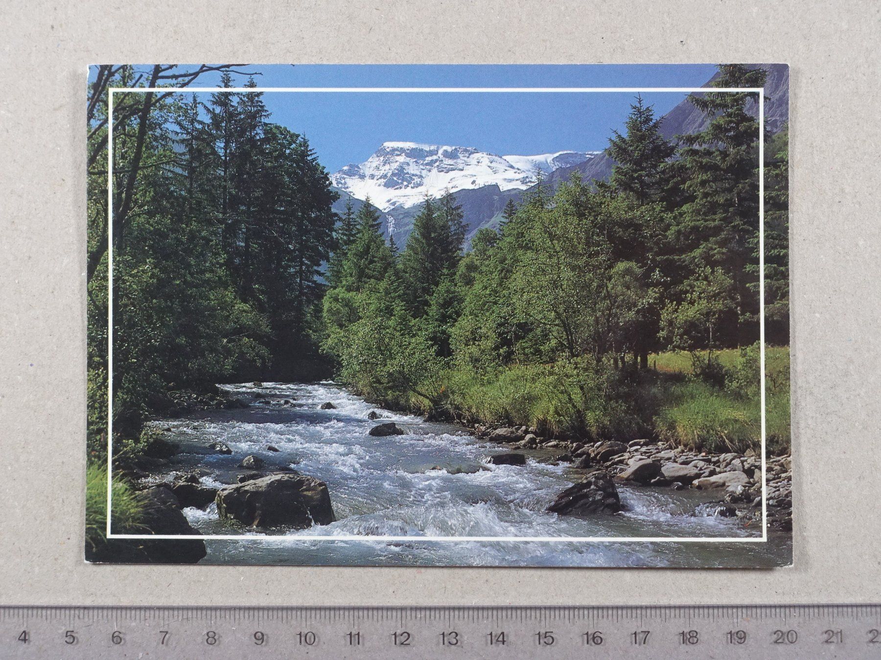 Cartoline postali: Adelboden, 1991, Engstligen, Wasserfall – Usato da Lenzburg venduto da fh1