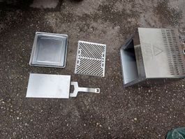 Leistungsstarker Oberhitze Grill bis 800°C mit Gas betrieben