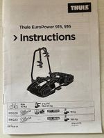 THULE EURO POWER 915 Veloträger inkl. Auffahrschiene 9156
