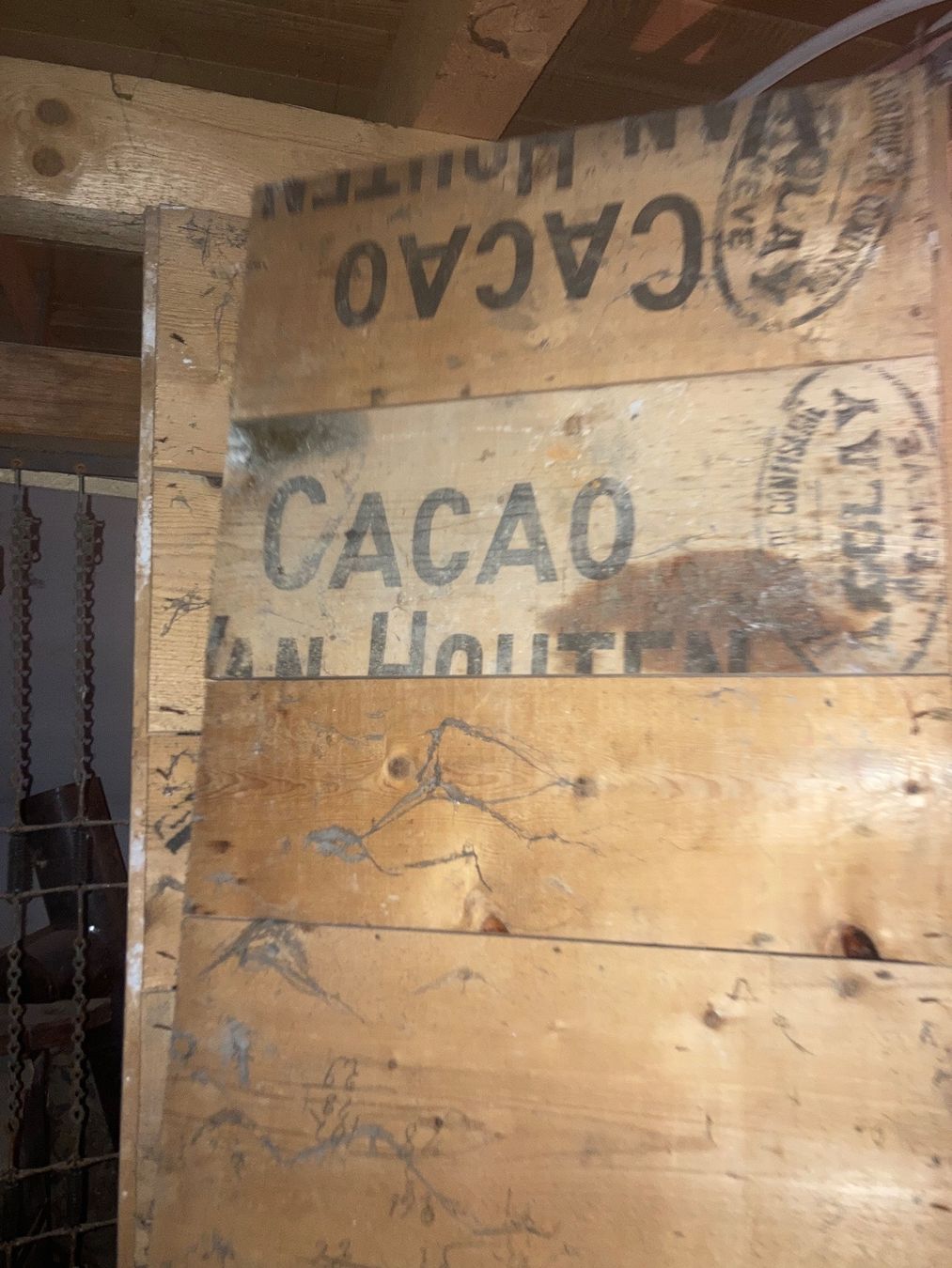 Holzartikel: Pub Werbe Cacao café Deko – Gebraucht aus St-Cierges von LeRegain 2