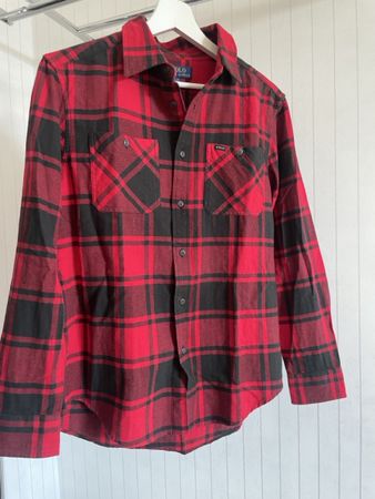 Polo Ralph Lauren Flanellhemd rot schwarz, super weich