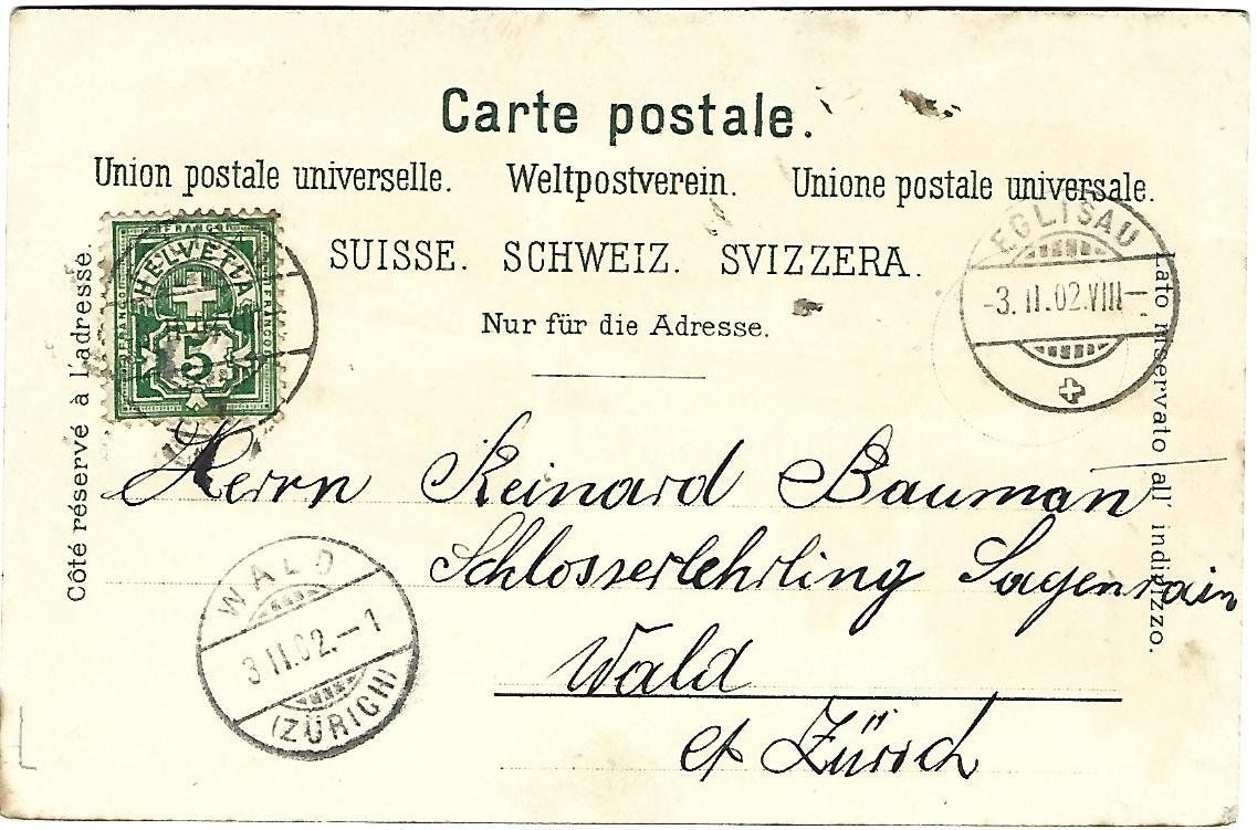 Cartes postales: Eglisau 4-Bild Litho – D'occasion à Wetzikon ZH par Brulu100 1