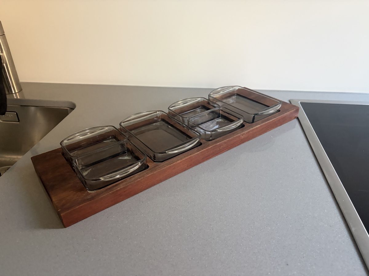 Plateaux: Danish teak apero platte – Neuf (Voir description) à Zürich par Son_77 4
