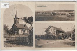Moosseedorf - Kirche, Total, Dorfpartie