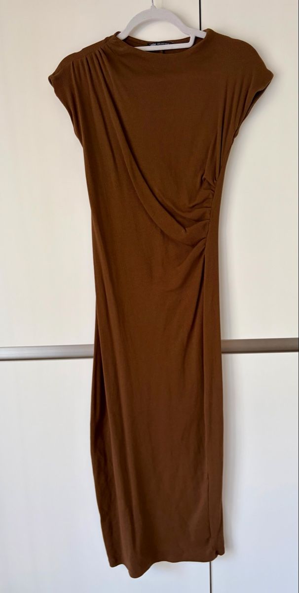 Zara Vestiti: Zara Kleid, Grösse S, braun – Nuovo (secondo la descrizione) da Chur venduto da Mity88