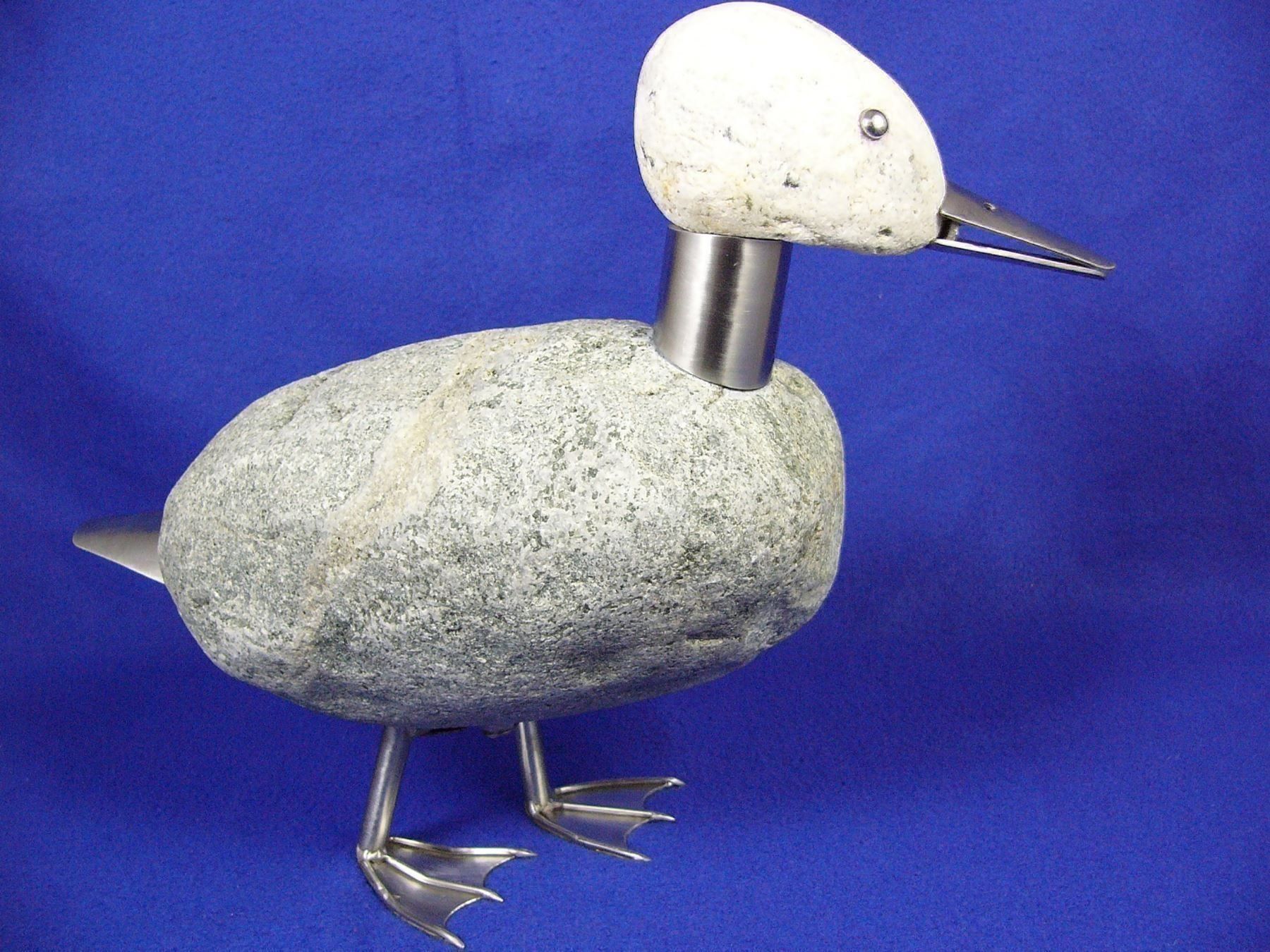 Figuren: Ente aus Stahl und Stein – Neu (gemäss Beschreibung) aus Einsiedeln von steelandstone 4