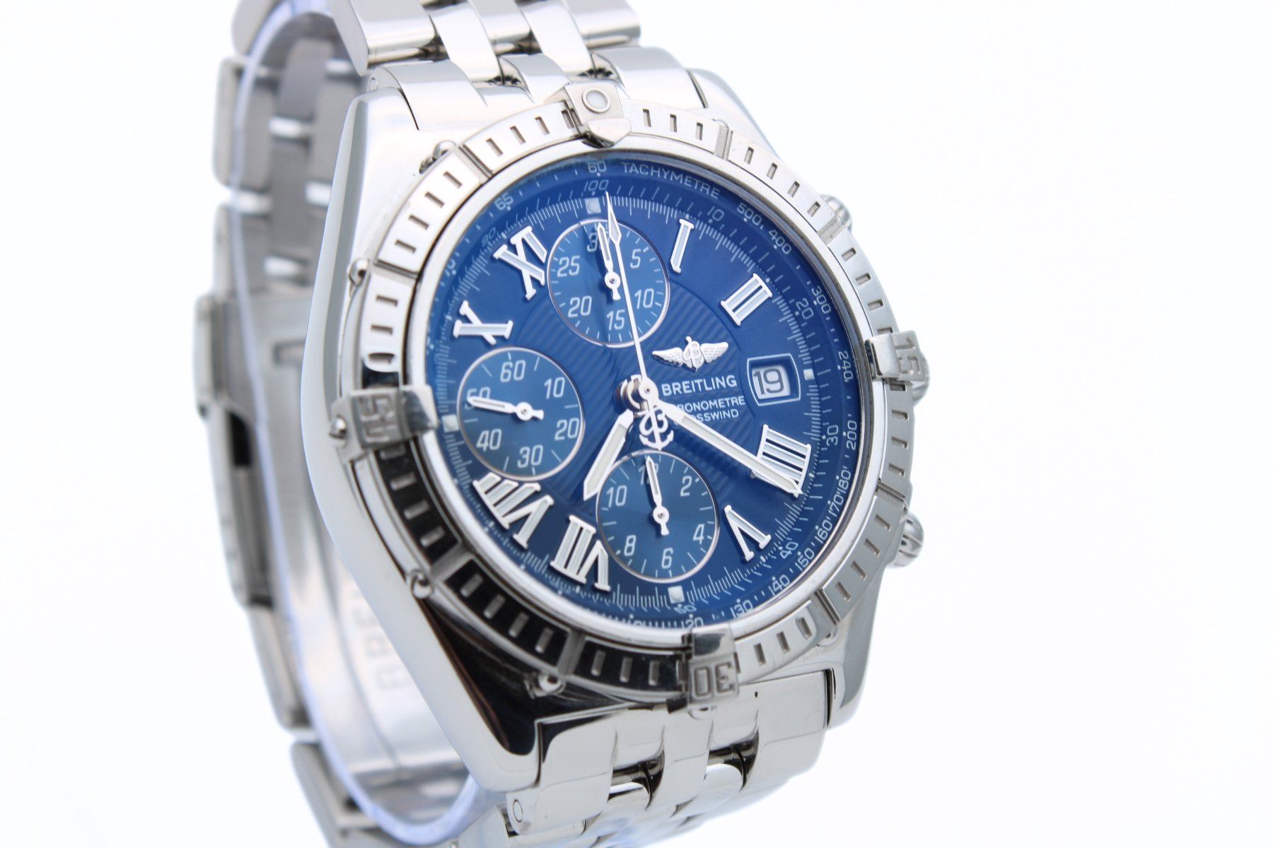 Breitling Orologi: Breitling Crosswind Chronograph Stahl Blue Dial A1335582 – Usato da Brüttisellen venduto da AlphaOmega05 2