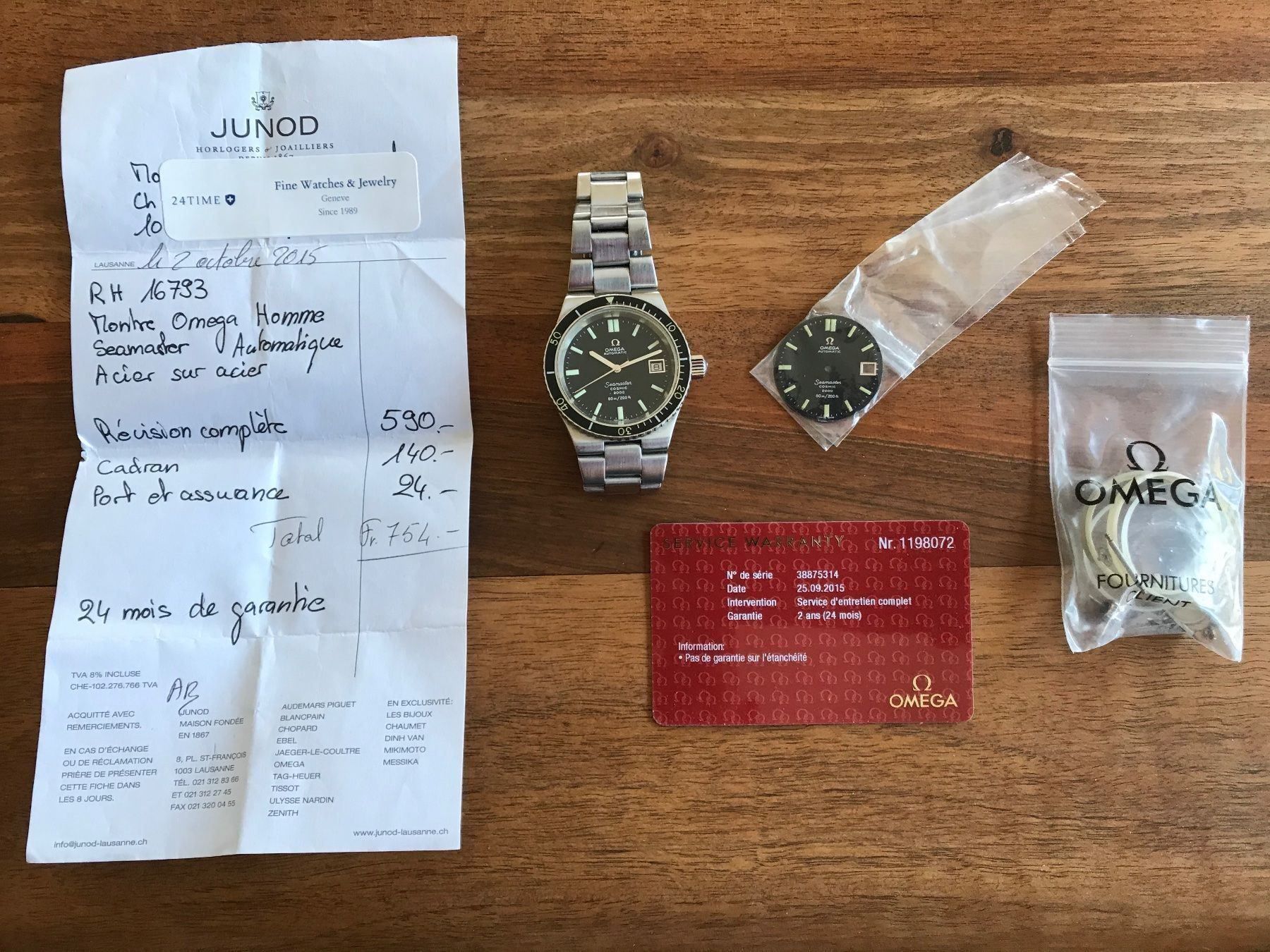Omega Orologi: Omega Seamaster Cosmic Diver 60M Perfect' Rare' – Usato da Morges venduto da 24time 7