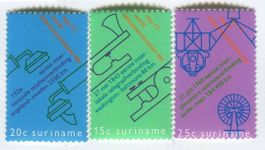 Briefmarken Telefon, Telegraph. Suriname