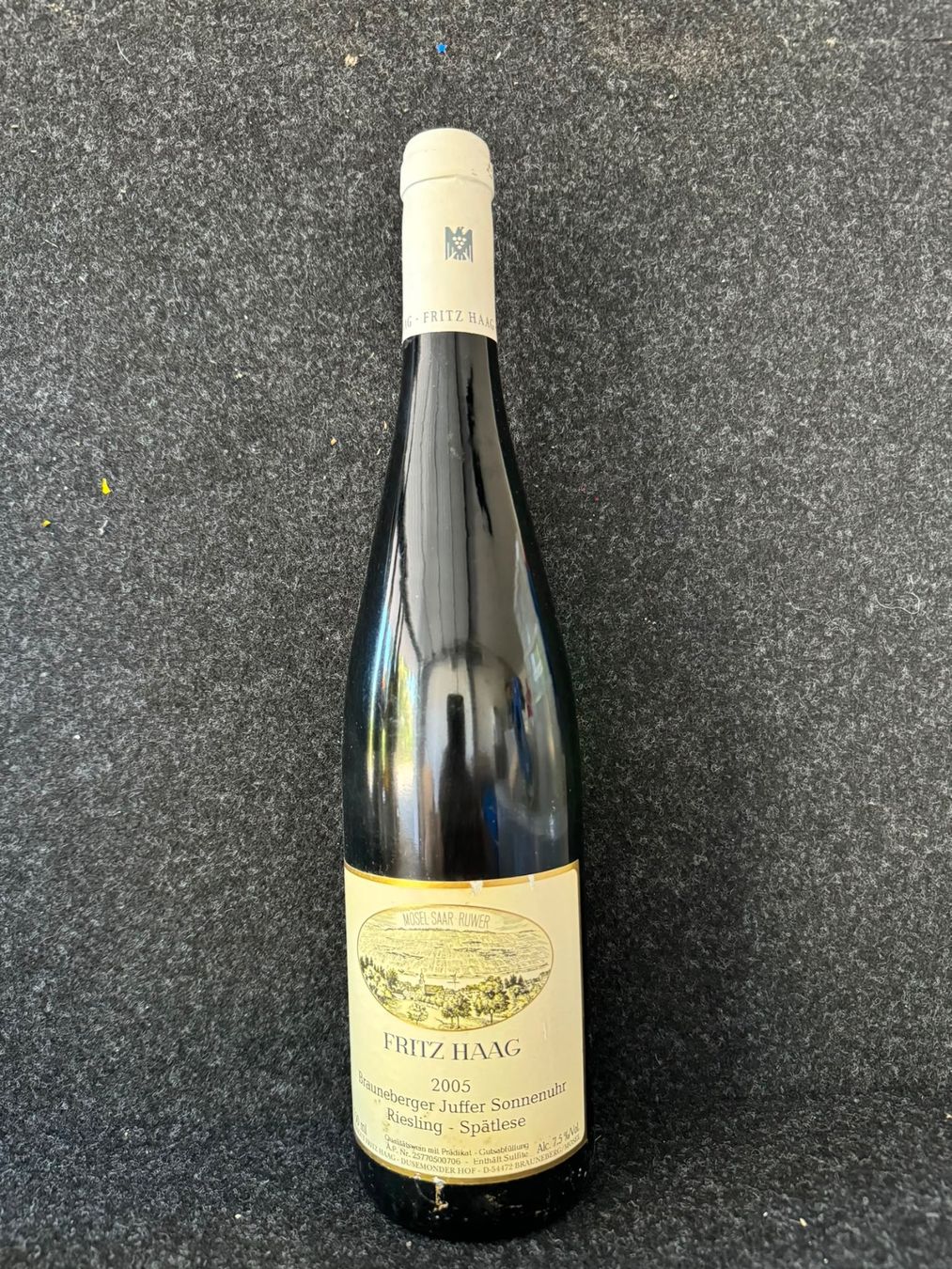Wein: 1 Fl. Fritz Haag 2005 Spätlese – Gebraucht aus Dietikon von Nesh