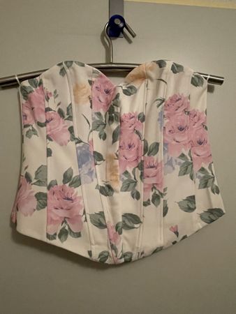 Corset Zara fleuri taille M 🌸 NEW