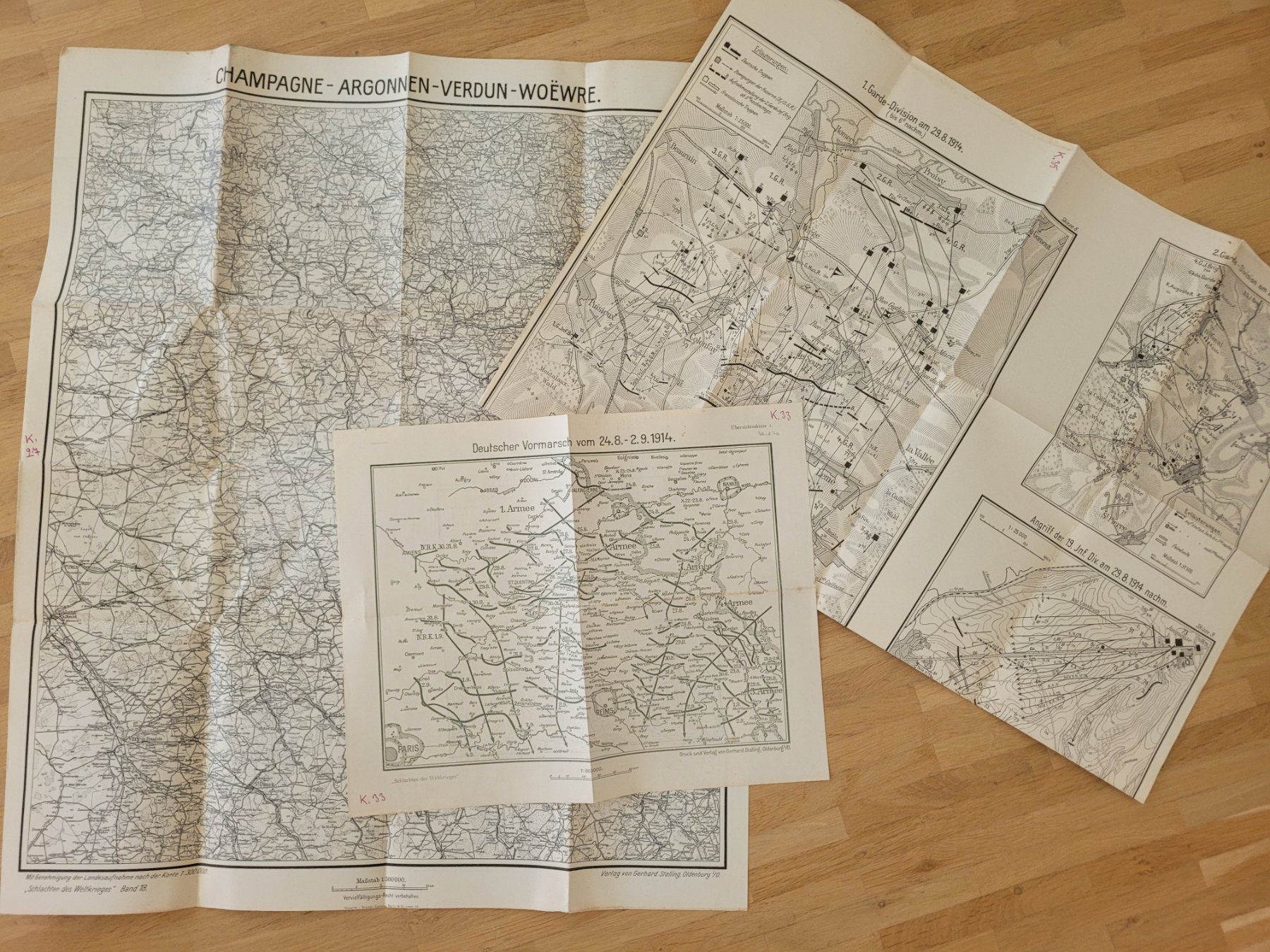Armes blanches: Deutsches Reich, Karten WW1 – D'occasion à Kriens par KTP