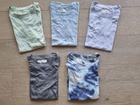 Set Aebercrombie Kids 5 T-Shirt Mädchen ca. Gr. 164 (15/16)