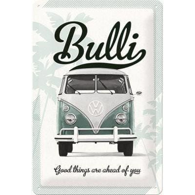 Volkswagen Schilder: Blechschild-VW BULLI T1-THE GOOD THINGS – Neu und originalverpackt aus Rupperswil von big-one-sale