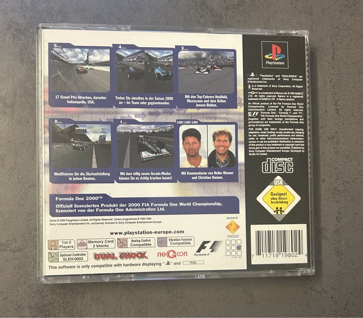 Giochi: Formula One 2000 Formel Eins 1 PS1 Game – Usato da ulisbach venduto da efbtr 2