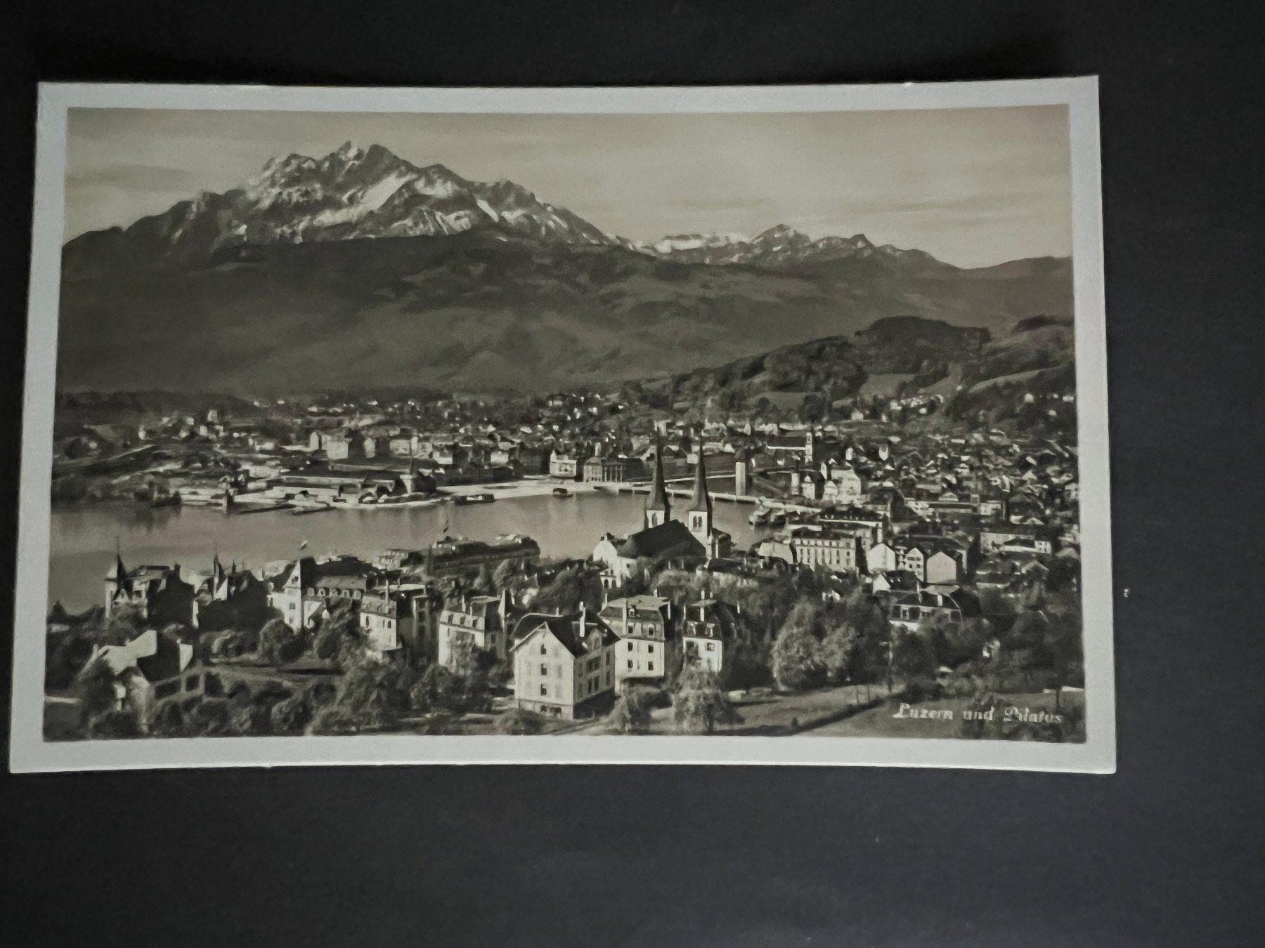 Cartoline postali: Ansichtskarte Luzern 1930  (V764) – Usato da Hinwil venduto da Sidi4