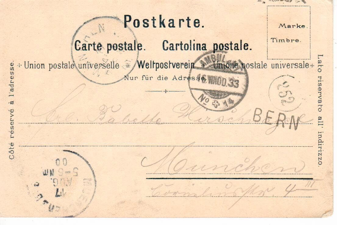 Ansichtskarten: Rütli 1900 - Steinmann Litho – Gebraucht aus Wolhusen von Curver9 1