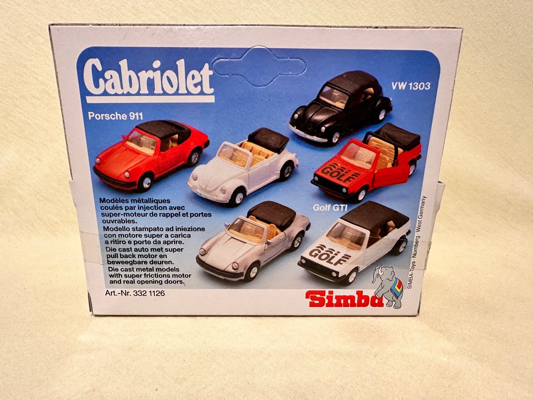 Volkswagen Modellautos: VW Käfer Cabriolet , Modellauto – Gebraucht aus Seuzach von Jage 6