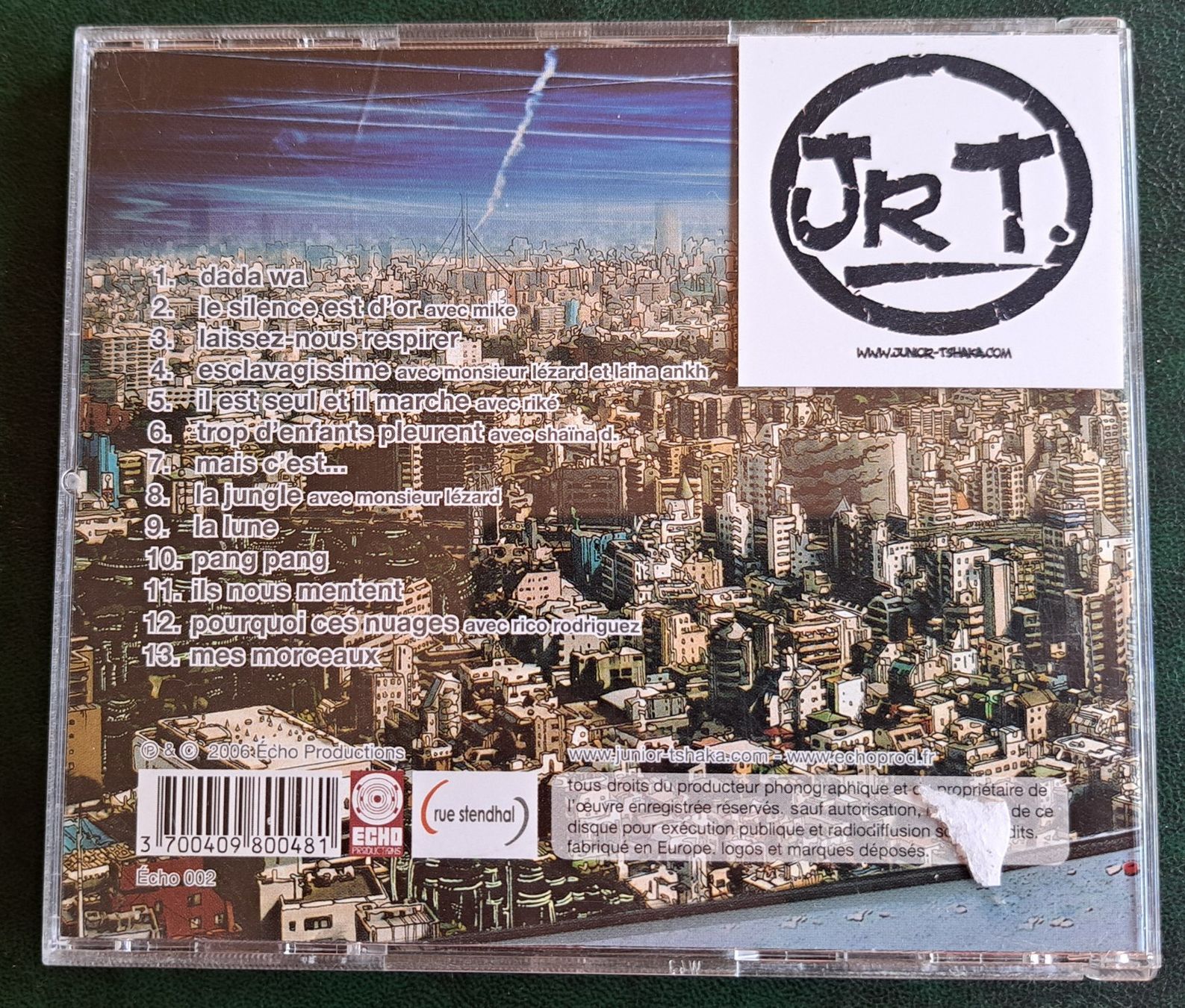 CD: CD - Junior Tshaka mit Autogramm - avec autographe !!! – Usato da Biel/Bienne venduto da ESOXMAN 1