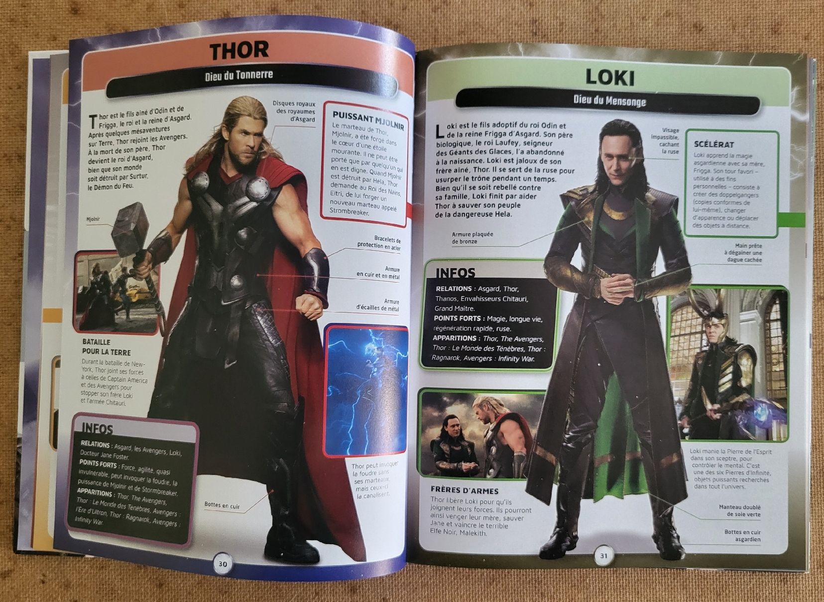 Bücher: Encyclopédie des Personnages Marvel Studios Hachette – Gebraucht aus Montet (Glâne) von KOADA 4