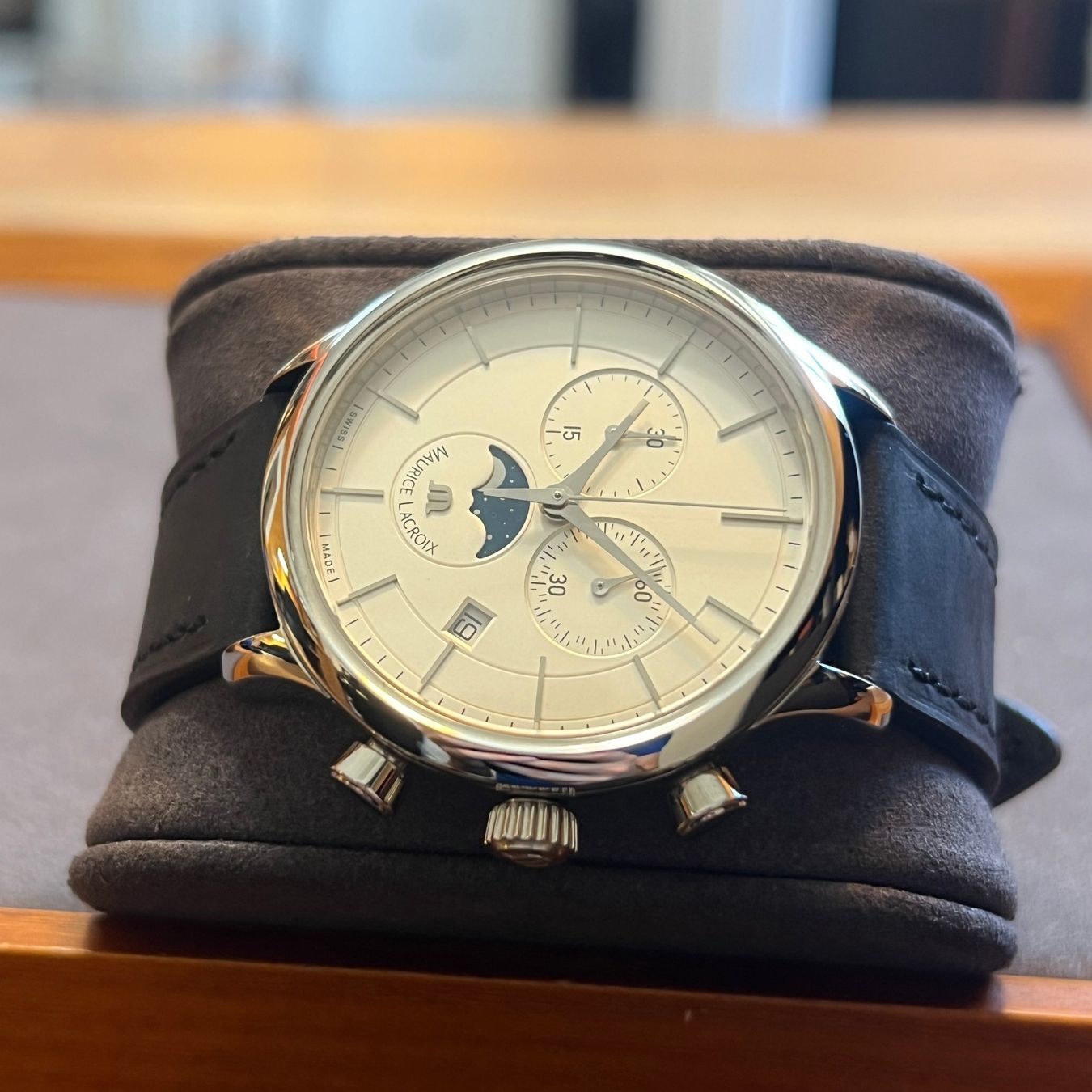 Maurice Lacroix Uhren: Maurice Lacroix Les Classiques Chronograph LC1148 – Gebraucht aus Carouge GE von Watchaser 6